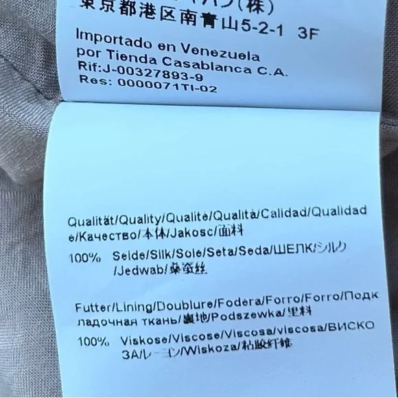 hugo boss 100% silk ASYMMETRIC-HEM SKIRT IN
GRAPHIC-PRINT Camo size 2 - Picture 12 of 12